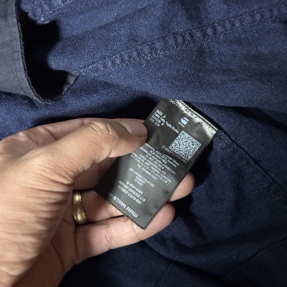 G Star Raw Womens Wrap Dress Longsleeve Blue Denim Size Small City Designer Boho - Picture 7 of 15